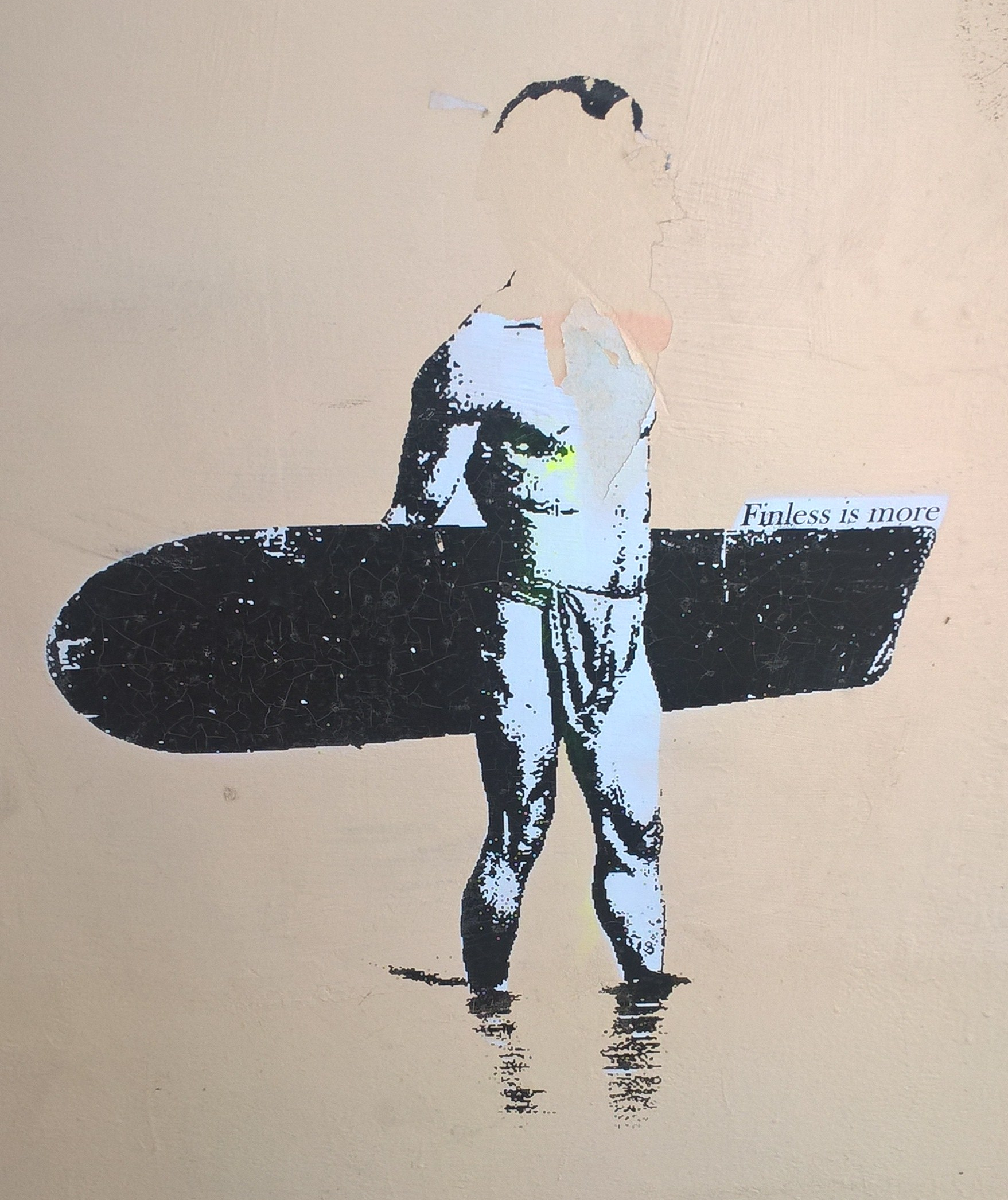 Street art Sydney a tema surf