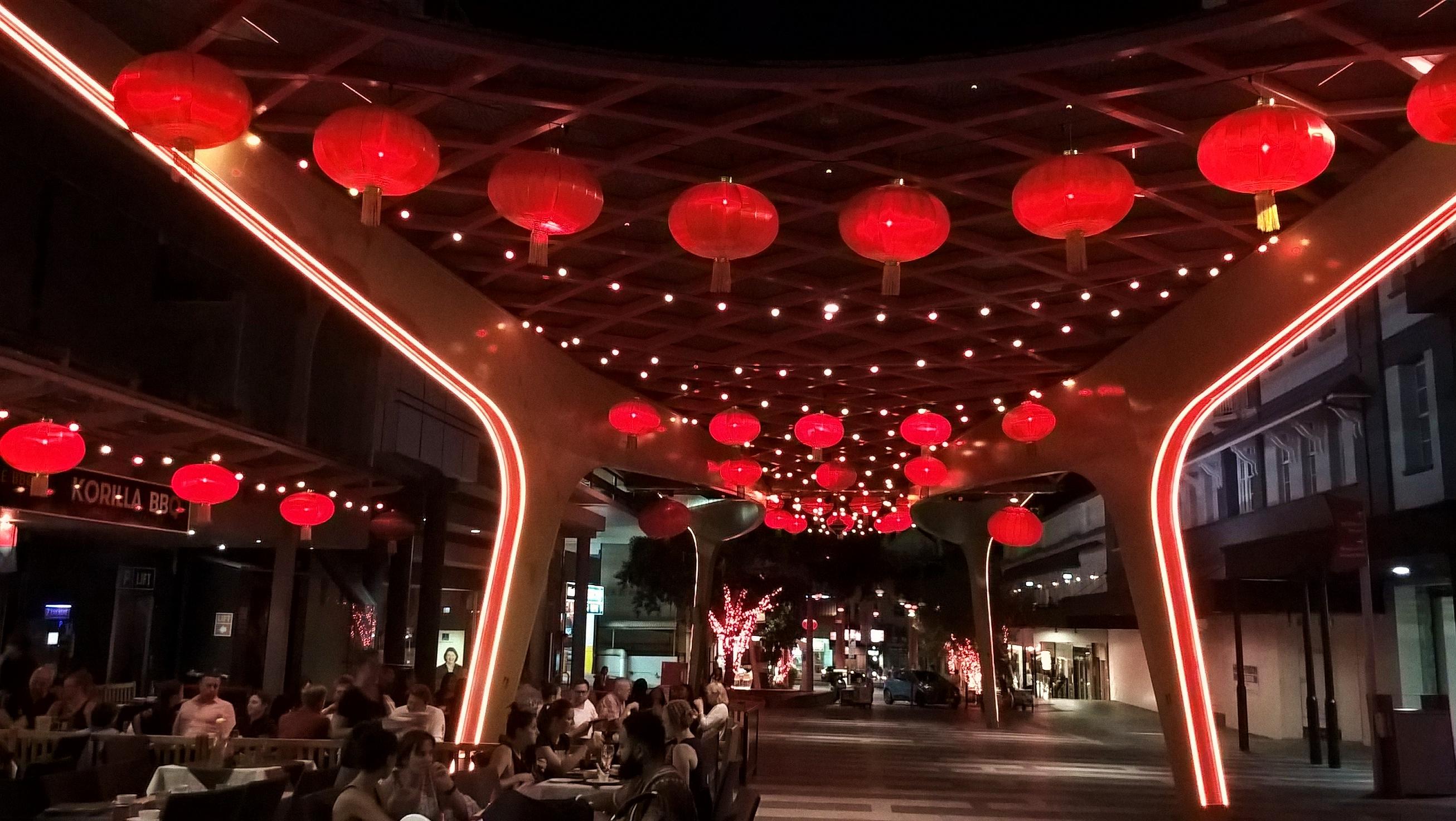 brisbane chinatown lanterne rosse