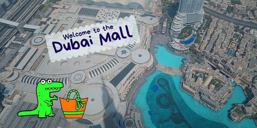 centro commerciale dubai mall visto dall'alto